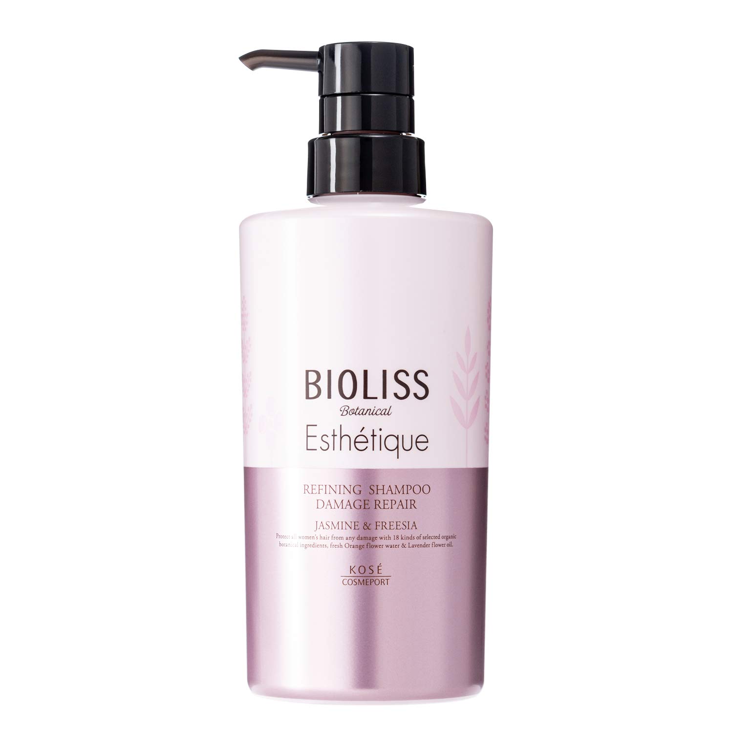 SALON STYLE KOSE Bioliss Botanical Esthetique Refining Shampoo 500mL Transforms stiff hair into moisturized hair Jasmine Freesia Scent 500ml (Damage
SALON STYLE KOSE Bioliss Botanical Esthetique Refining Shampoo 500mL Transforms stiff hair into moisturized hair Jasmine Freesia Scent 500ml (Damage