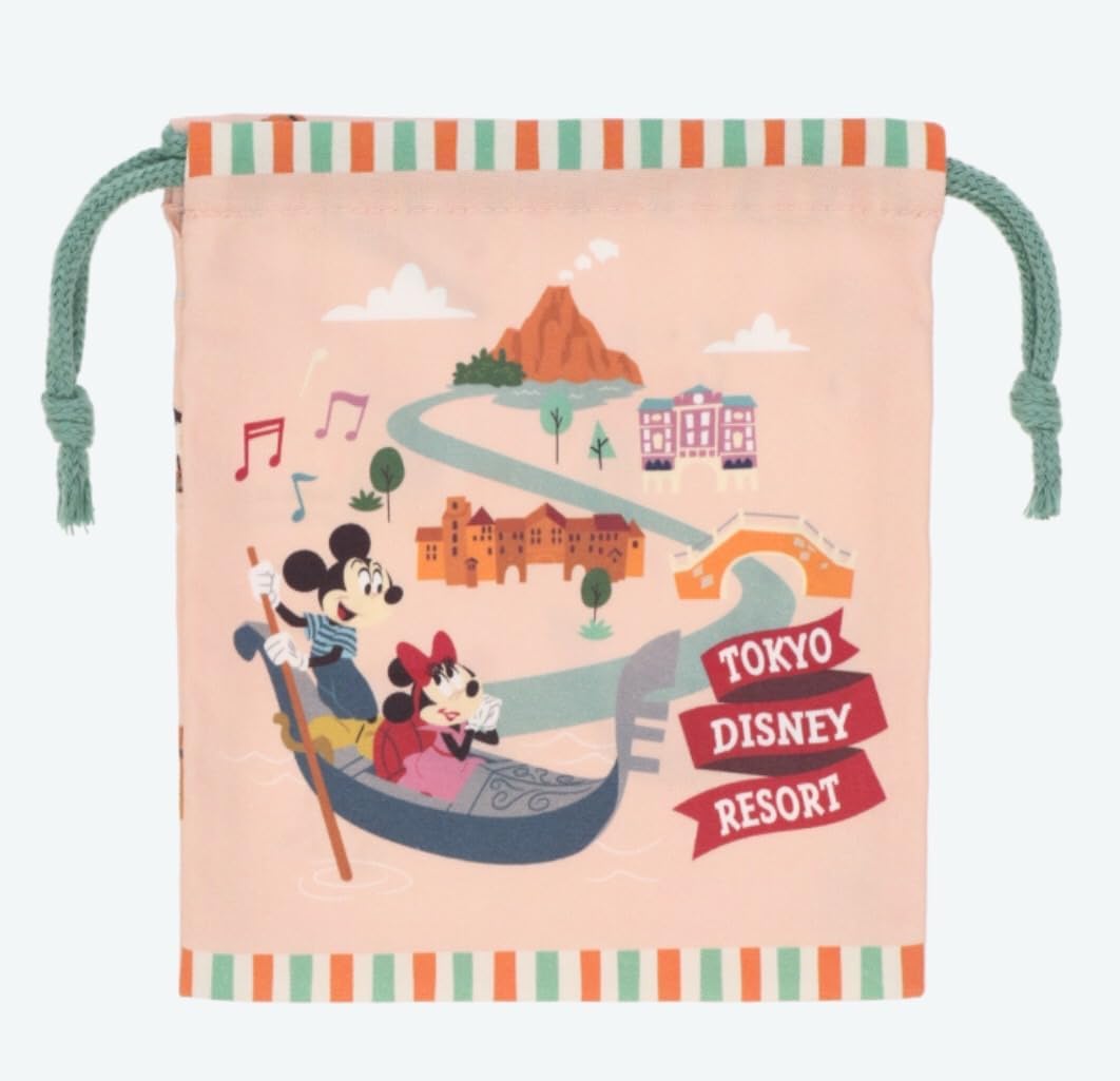 Disney Mickey Friends Kinchaku Attraction Disney Resort Limited Venetian Gondola Drawstring Bag &
Disney Mickey Friends Kinchaku Attraction Disney Resort Limited Venetian Gondola Drawstring Bag &