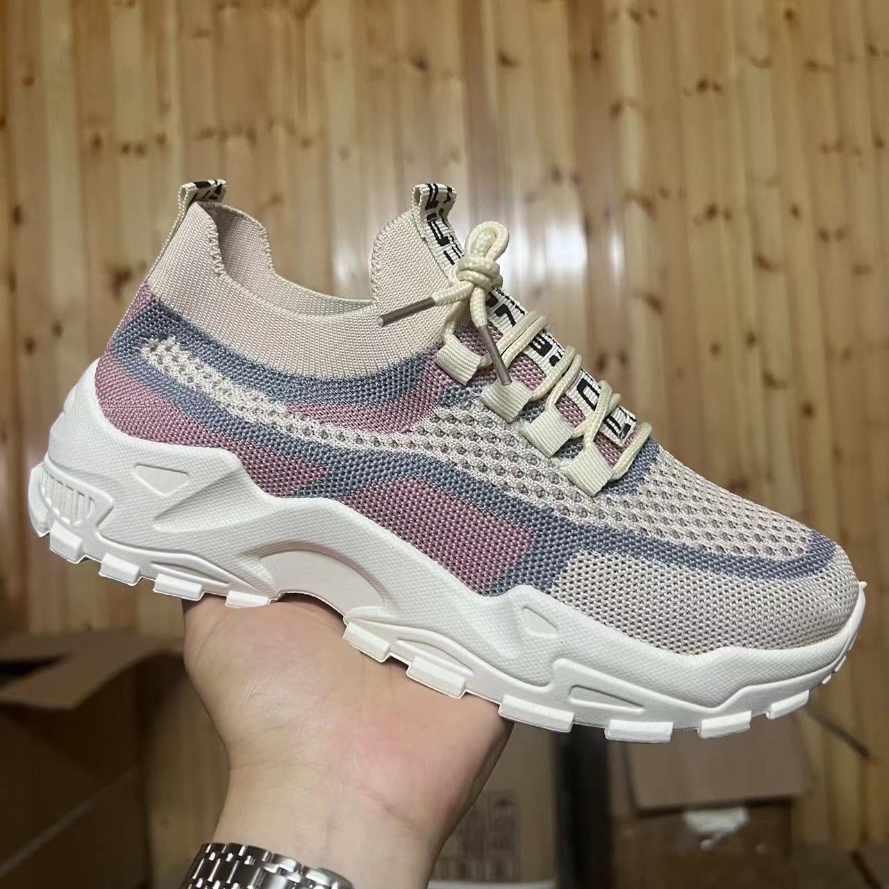 Women s shoes spring and autumn versatile breathable casual shoes Korean version sports shoes women s trend mesh soft sole fly weaving sports 36
Women s shoes spring and autumn versatile breathable casual shoes Korean version sports shoes women s trend mesh soft sole fly weaving sports 36
