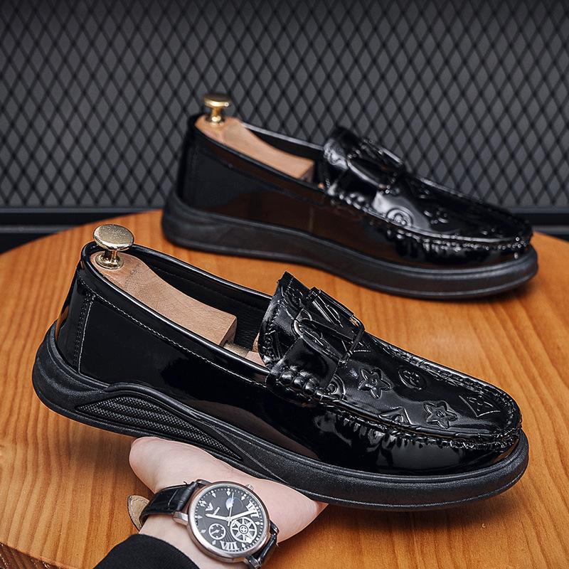 British business casual leather shoes men s lazy men s shoes one-pedal loafers Korean version of the trend spring Doudou shoes men s shoes 39
British business casual leather shoes men s lazy men s shoes one-pedal loafers Korean version of the trend spring Doudou shoes men s shoes 39
