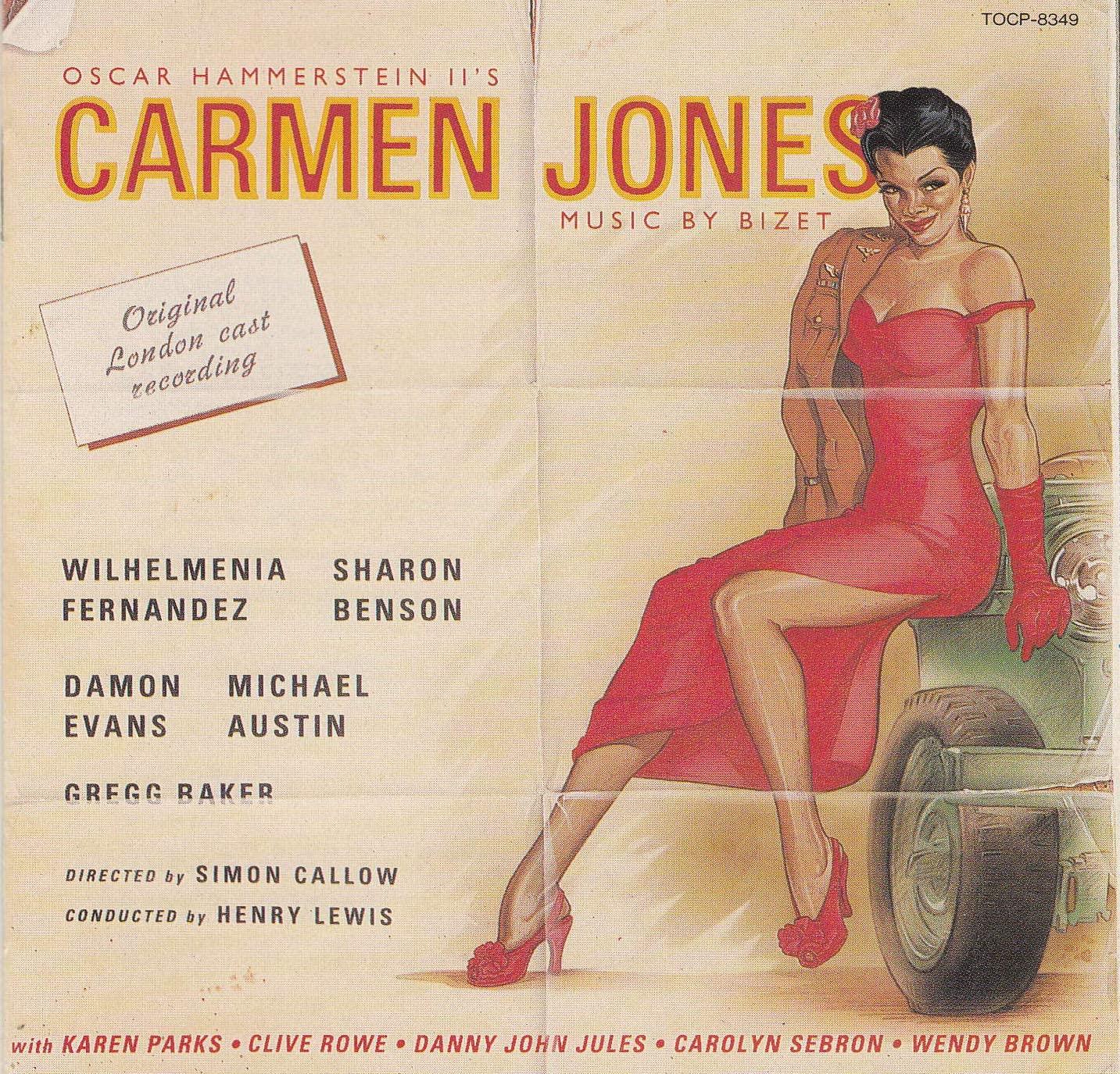 CD WILHELMENIA FERNANDEZ, MICHAEL AUST - Carmen Jones TOCP8349 Japan Classical Used
CD WILHELMENIA FERNANDEZ, MICHAEL AUST - Carmen Jones TOCP8349 Japan Classical Used