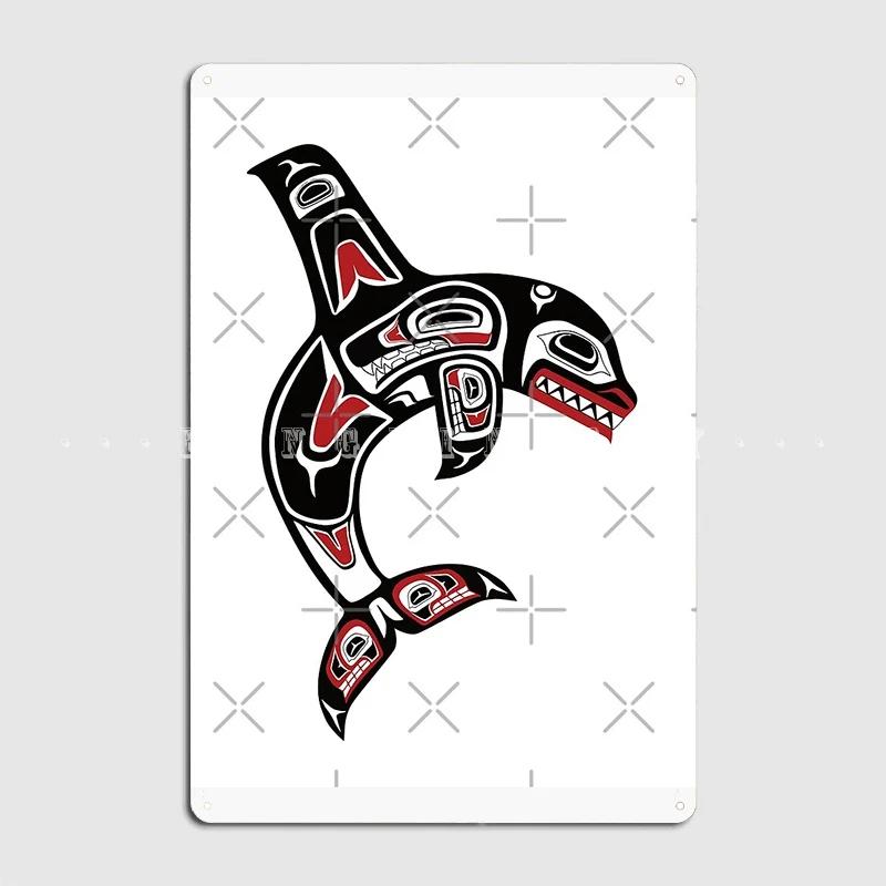 Northwest Native Orca Killer Whale Metal Plaque Poster Club Home Club Bar Decoration Wall Decor Tin Sign Posters 20x30cm(7.8x11.8inch)
Northwest Native Orca Killer Whale Metal Plaque Poster Club Home Club Bar Decoration Wall Decor Tin Sign Posters 20x30cm(7.8x11.8inch)