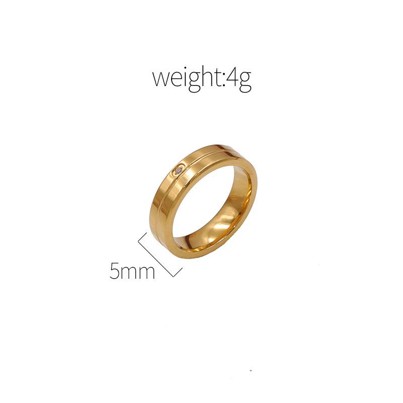 Simple Car Line Titanium Steel Ring, Diamond-Encrusted Zircon Couple Ring, Spot Does Not Fade No. 6 золотий
Simple Car Line Titanium Steel Ring, Diamond-Encrusted Zircon Couple Ring, Spot Does Not Fade No. 6 золотий