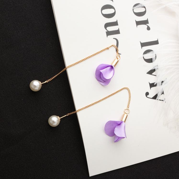 New Fashion Ear Ear Pearl Xianqi Earrings Ultra-xian Ear Long Section Of Flowers Tassel Pendants Earrings Ms. Earrings Wholesale фіолетовий
New Fashion Ear Ear Pearl Xianqi Earrings Ultra-xian Ear Long Section Of Flowers Tassel Pendants Earrings Ms. Earrings Wholesale фіолетовий