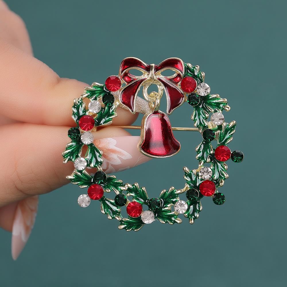 Роскошная европейская и американская брошь в виде оленя - Элегантная рождественская брошь-корсаж в виде лося