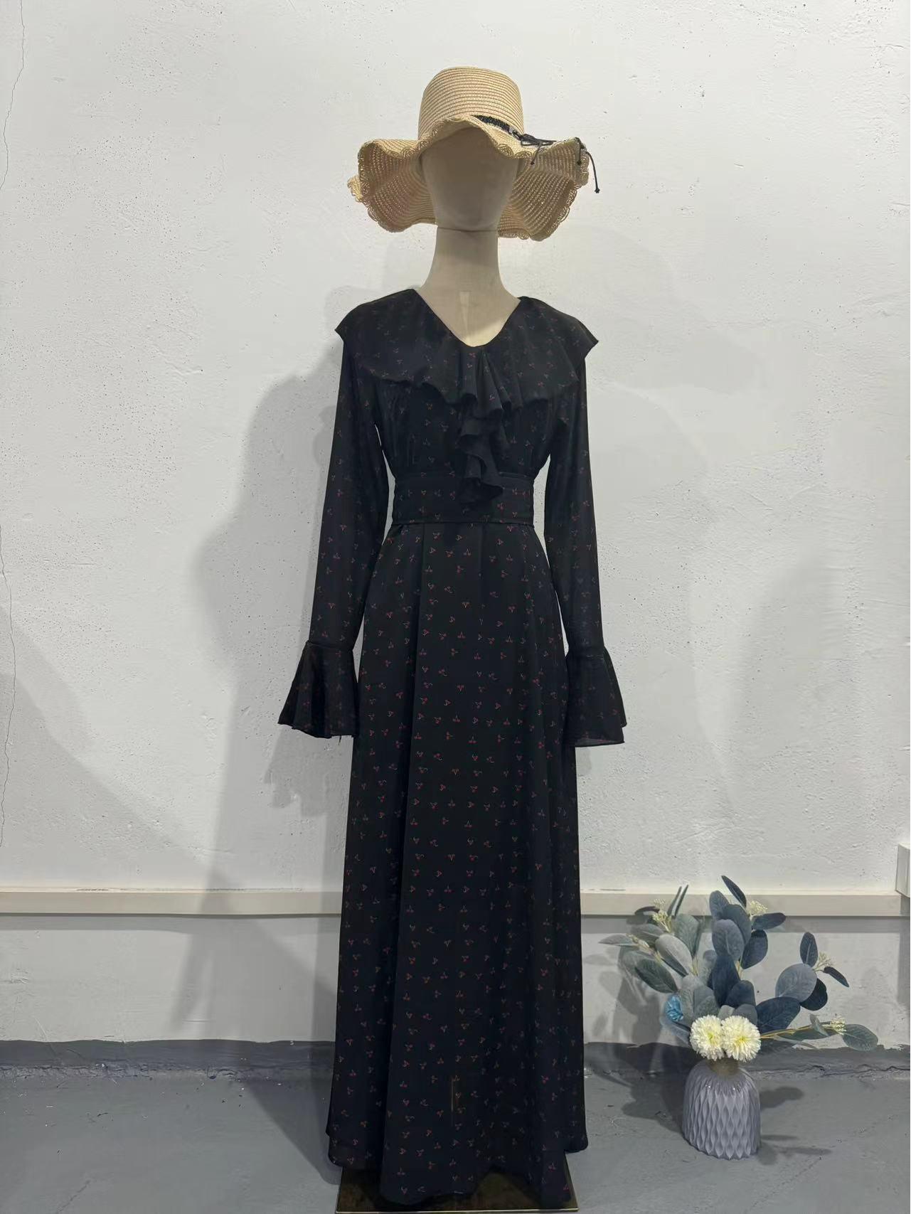 2024 Spring Chiffon Print Ruffle Sleeve V-Neck Long Dress S цветочный
2024 Spring Chiffon Print Ruffle Sleeve V-Neck Long Dress S цветочный