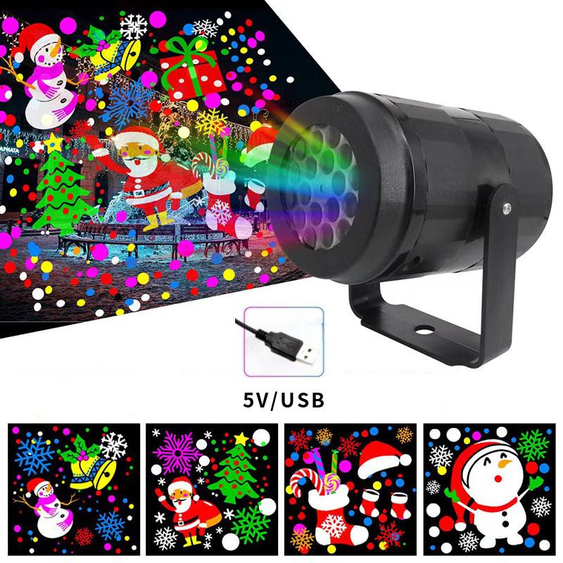 Usb Christmas Party Lights Led Laser Snowflake Projector 4W Stage Lights Rotating Xmas Holiday Lighting Outdoor Garden Decoration
Usb Christmas Party Lights Led Laser Snowflake Projector 4W Stage Lights Rotating Xmas Holiday Lighting Outdoor Garden Decoration