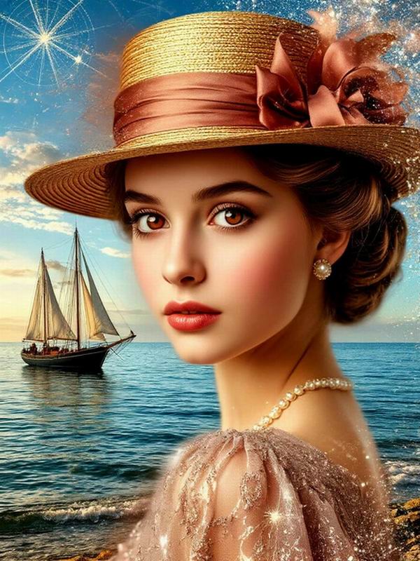 Diamond Painting Beautiful Woman Sailing Boat Diy Full Square Round Drill Rhinestone Embroidery Sale Pretty Girl Mosaic Cross Stitch Kits Round drill 30x40cm
Diamond Painting Beautiful Woman Sailing Boat Diy Full Square Round Drill Rhinestone Embroidery Sale Pretty Girl Mosaic Cross Stitch Kits Round drill 30x40cm