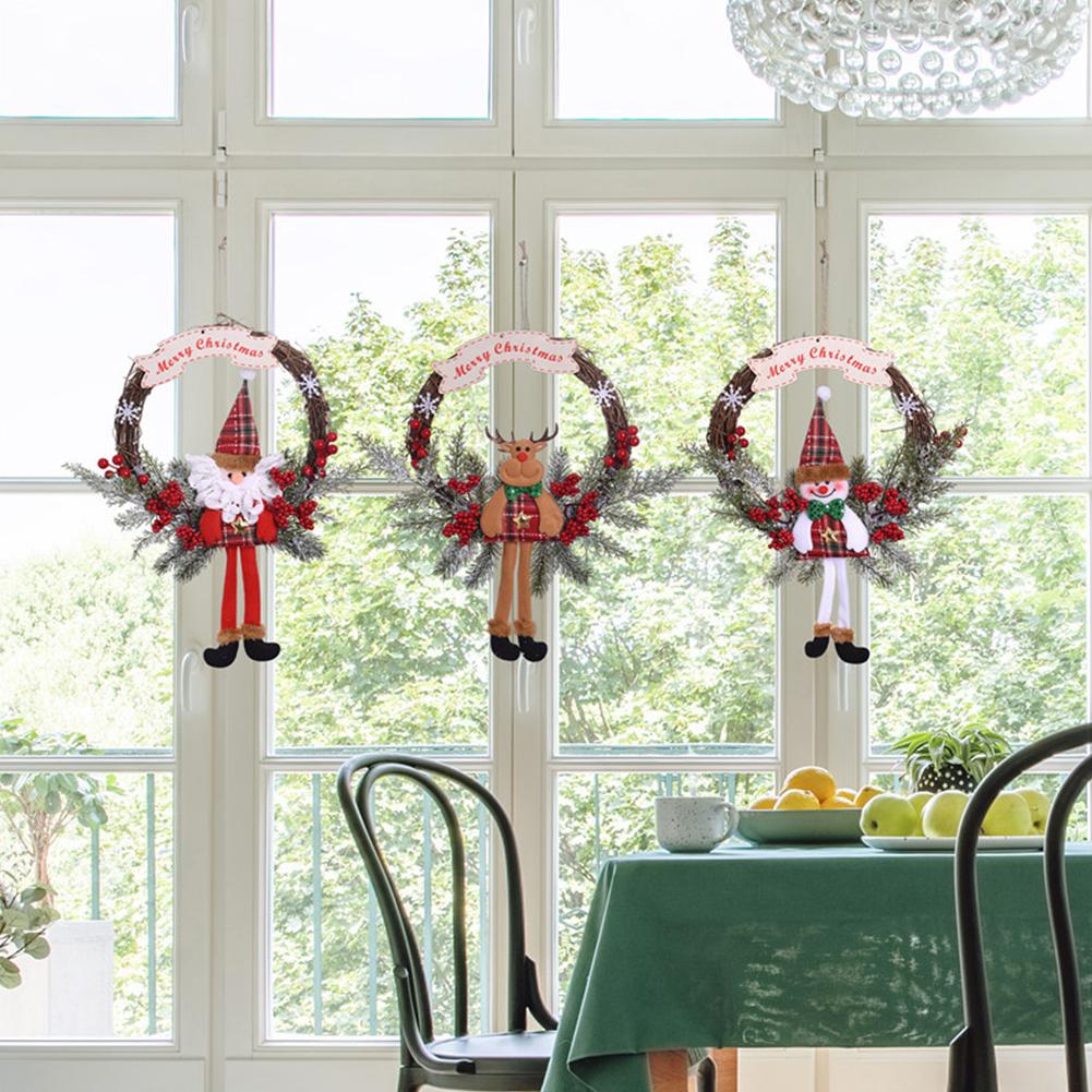 Christmas Snowman Hanging Garland Multifunctional Holiday Art Wreath Decorative Festival Theme for Holiday Indoor Outdoor Decor
Christmas Snowman Hanging Garland Multifunctional Holiday Art Wreath Decorative Festival Theme for Holiday Indoor Outdoor Decor