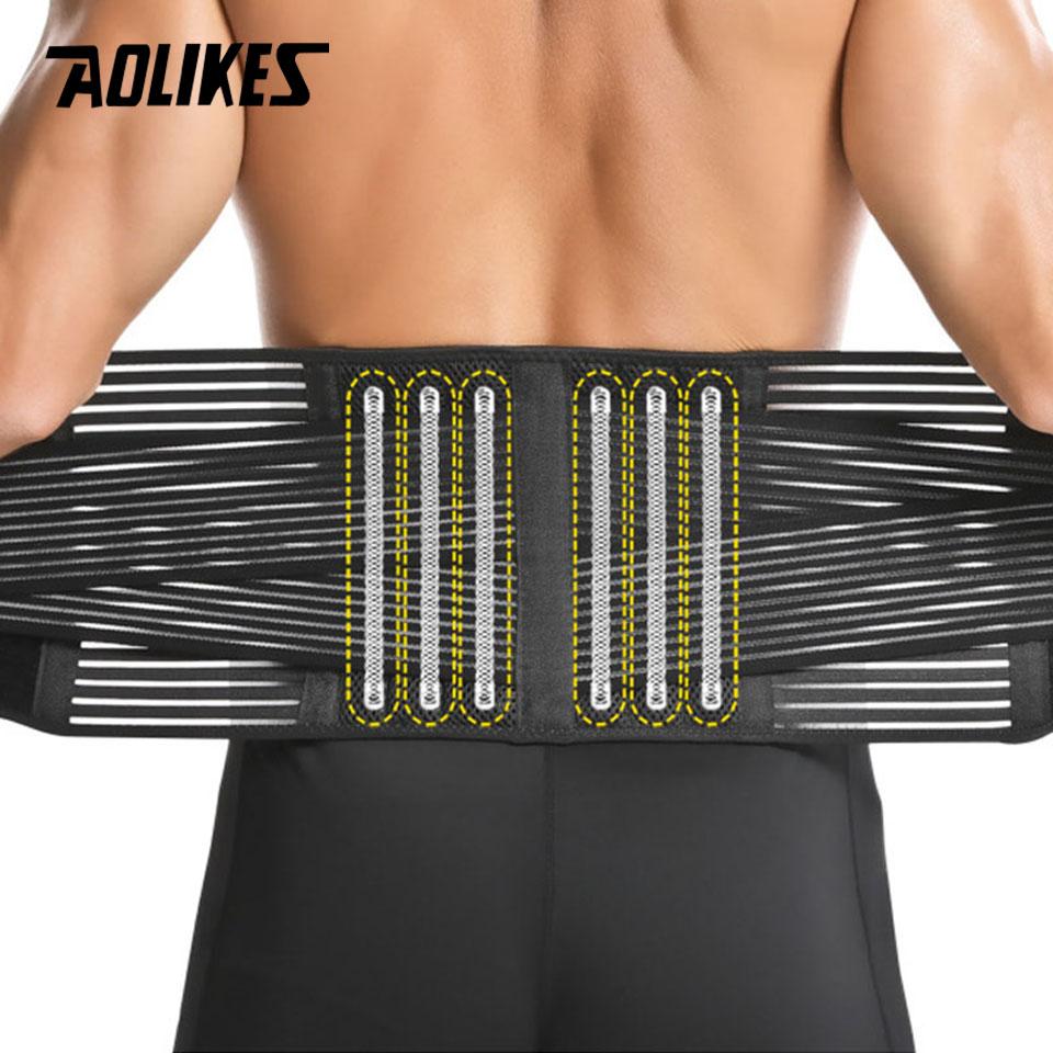 Aolikes Back Brace 6 Spring Support Belt For Lower Back Pain Relief Waist Lumbar Breathable For Women Men L
Aolikes Back Brace 6 Spring Support Belt For Lower Back Pain Relief Waist Lumbar Breathable For Women Men L