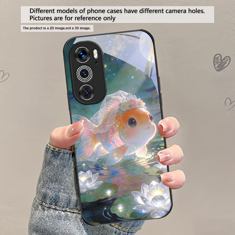 Cute white veil goldfish For Motorola Moto Edge 20 Lite 30 Pro 40 Neo 50 Ultra G45 G54 G55 G75 G84 G85 GPlay 23 Glass Phone Case Motorola Moto X30 Pro
Cute white veil goldfish For Motorola Moto Edge 20 Lite 30 Pro 40 Neo 50 Ultra G45 G54 G55 G75 G84 G85 GPlay 23 Glass Phone Case Motorola Moto X30 Pro