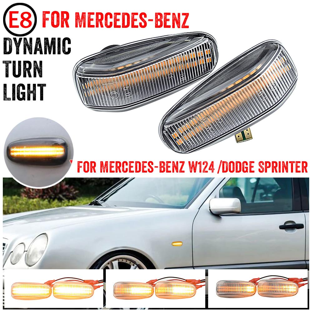 For Mercedes-Benz CLK-Class W208.C208.A208 95-02 2PCS Dynamic Flowing LED Turn Signal Light Side Marker Sequential Blinker Light Dynamic Crystal
For Mercedes-Benz CLK-Class W208.C208.A208 95-02 2PCS Dynamic Flowing LED Turn Signal Light Side Marker Sequential Blinker Light Dynamic Crystal