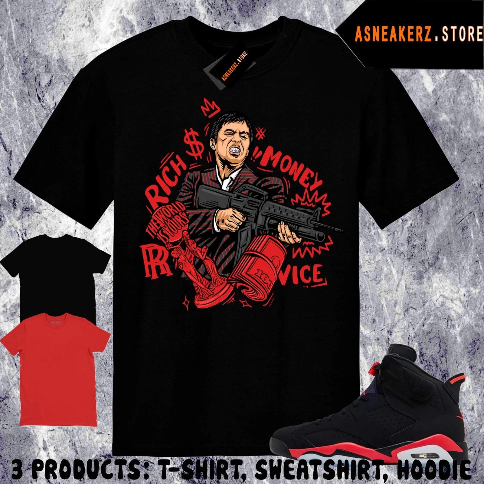 Shirt Matching AJ 6 Infrared Salesman 2026 Match Sneaker Scarface Tony T shirt L
Shirt Matching AJ 6 Infrared Salesman 2026 Match Sneaker Scarface Tony T shirt L