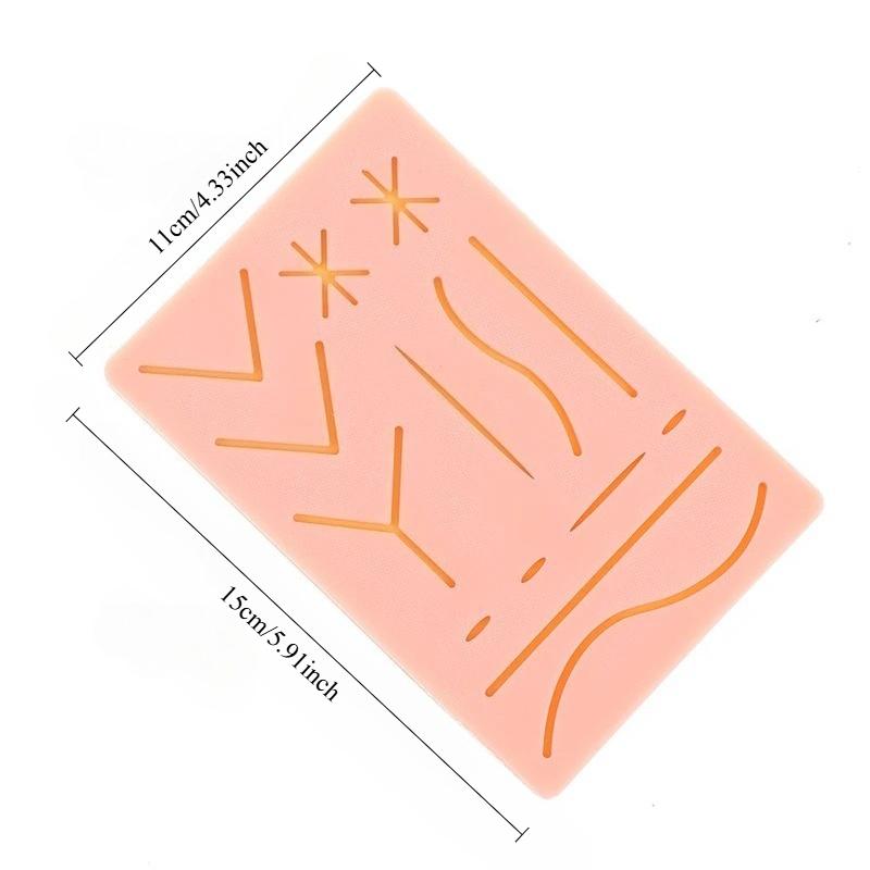 Medical Silicone Suture Practice Kit, Realistic Skin Pad with Pre-Cut Wounds for Surgical Training Trauma Simulation for Medical
Medical Silicone Suture Practice Kit, Realistic Skin Pad with Pre-Cut Wounds for Surgical Training Trauma Simulation for Medical