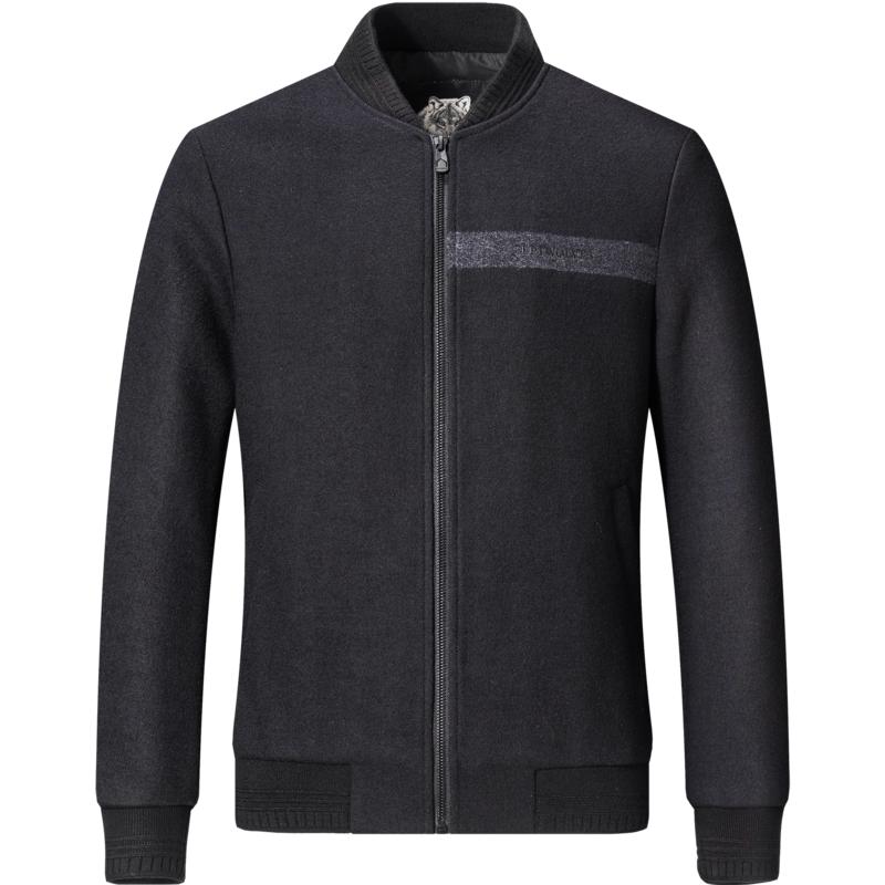 Seven Wolves Men s Thick Wool Blend Baseball Collar Jacket L
Seven Wolves Men s Thick Wool Blend Baseball Collar Jacket L