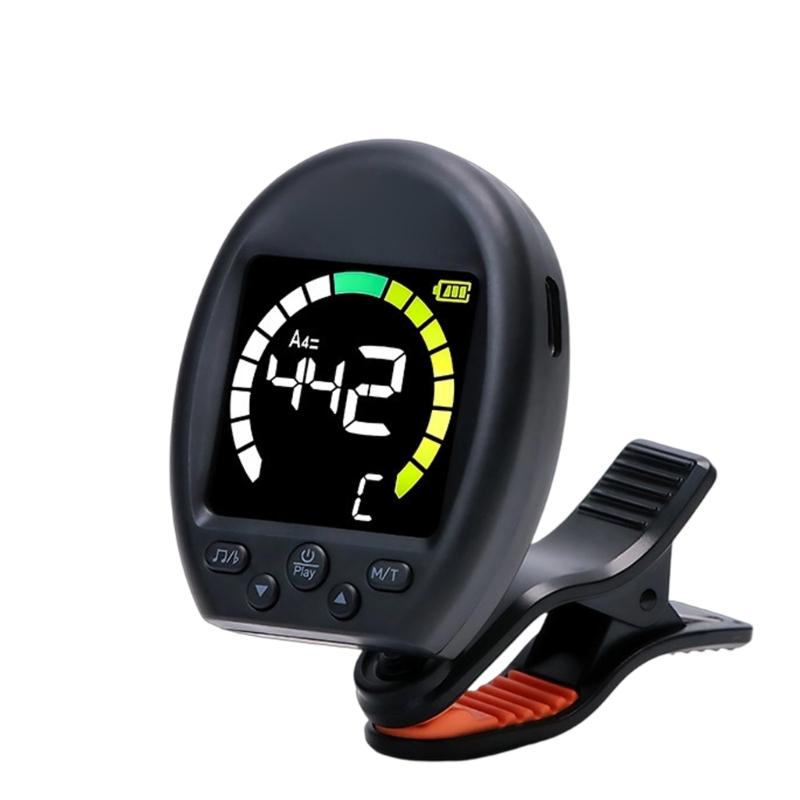 Professional Clip On Guitar Tuner Universal Digital Clip On Tone Tuner with Beat Function Quick & Accurate Tuning чорний
Professional Clip On Guitar Tuner Universal Digital Clip On Tone Tuner with Beat Function Quick & Accurate Tuning чорний