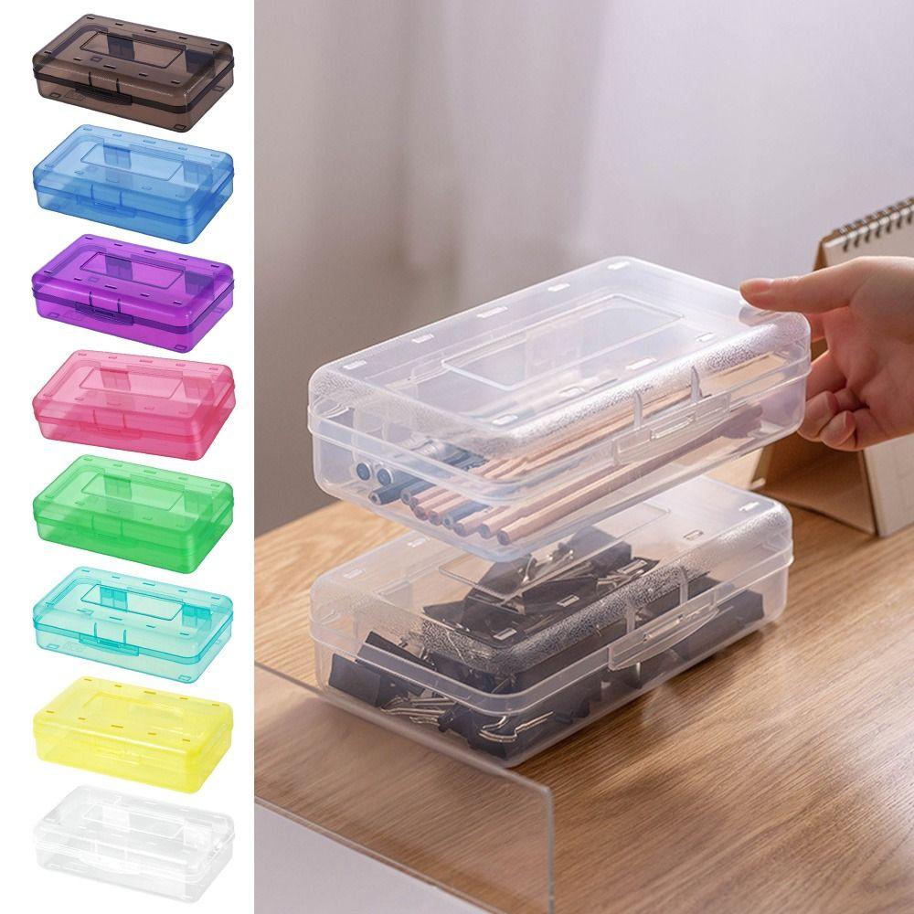Plastic Pencil Case Transparent Marke Pen Organizer New Pen Box Gift світло-зелений колір
Plastic Pencil Case Transparent Marke Pen Organizer New Pen Box Gift світло-зелений колір