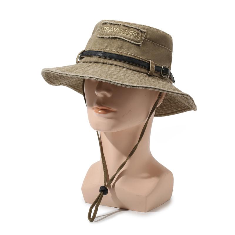 Men Women Vintage Washed Leather Belt Buckle Hiking Hat Wide Brim Bucket Hats 2026 Trendy Outdoor Travel Camping Fishing Caps
Men Women Vintage Washed Leather Belt Buckle Hiking Hat Wide Brim Bucket Hats 2026 Trendy Outdoor Travel Camping Fishing Caps