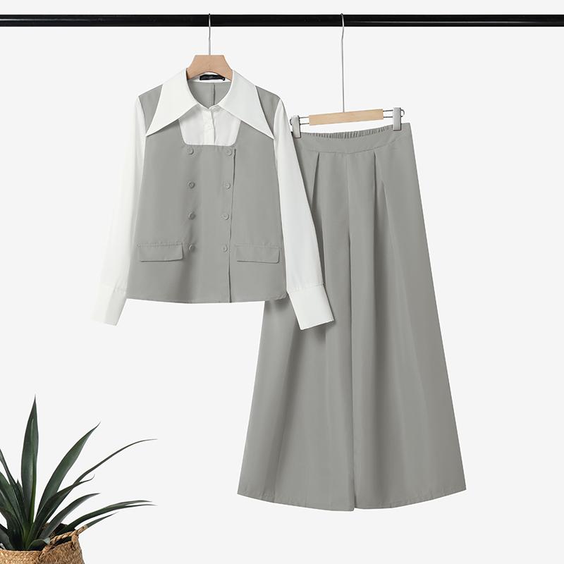 ZANZEA Women Long Sleeve Patchwork Blouse and Pants Casual Two Piece Suit Sets M
ZANZEA Women Long Sleeve Patchwork Blouse and Pants Casual Two Piece Suit Sets M