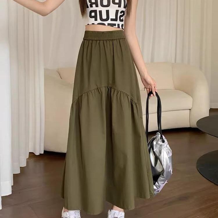 Petite Women s Pleated Patchwork Midi Skirt - 2024 Spring/Summer Korean Fashion, Elastic Waist L
Petite Women s Pleated Patchwork Midi Skirt - 2024 Spring/Summer Korean Fashion, Elastic Waist L