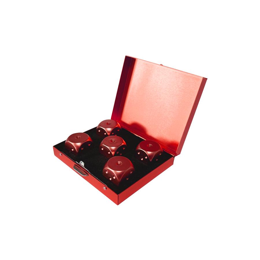 Aluminum Alloy Portable Casual Metal Dice Set for KTV червоний
Aluminum Alloy Portable Casual Metal Dice Set for KTV червоний