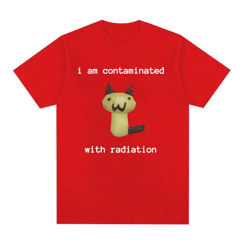I Am Contaminated with Radiation Funny Cat Meme T-shirt Short Sleeve Men Women Vintage T Shirt Male O-Neck 100% Cotton T Shirts 2XL
I Am Contaminated with Radiation Funny Cat Meme T-shirt Short Sleeve Men Women Vintage T Shirt Male O-Neck 100% Cotton T Shirts 2XL