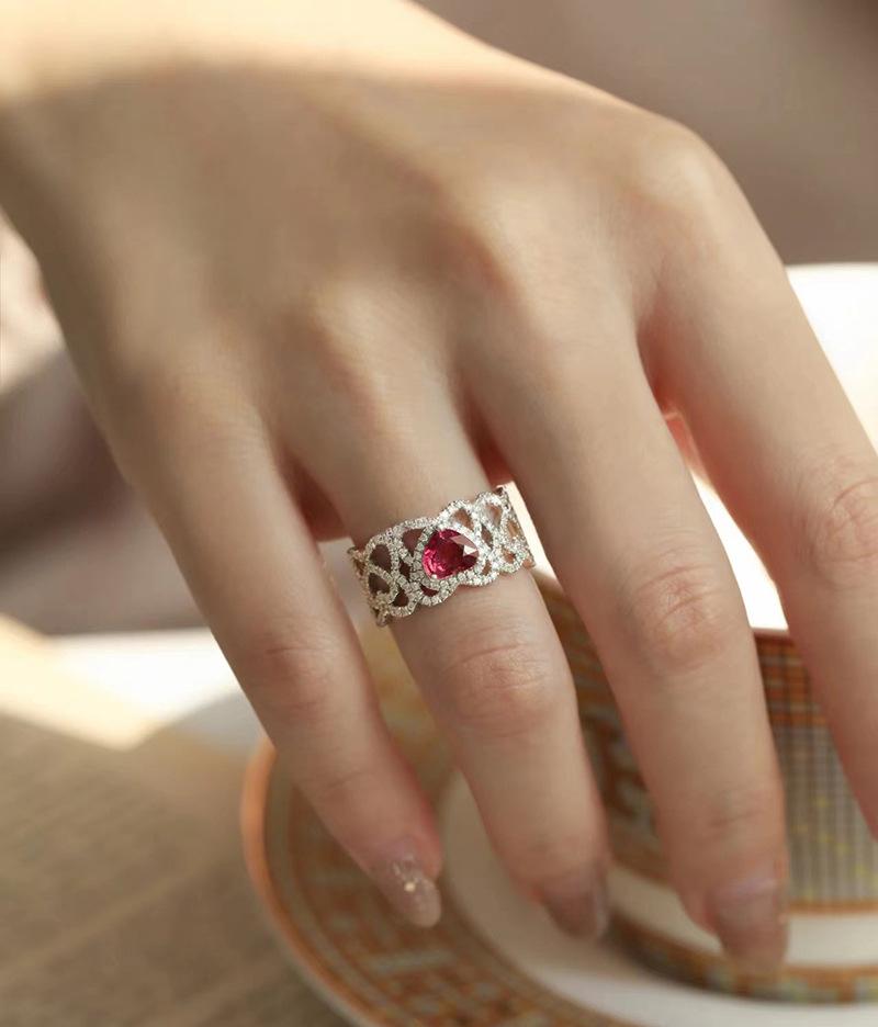Cold wind colored treasure ring female niche design full diamond ring opening does not fade adjustment light luxury simple ring Adjustable opening
Cold wind colored treasure ring female niche design full diamond ring opening does not fade adjustment light luxury simple ring Adjustable opening