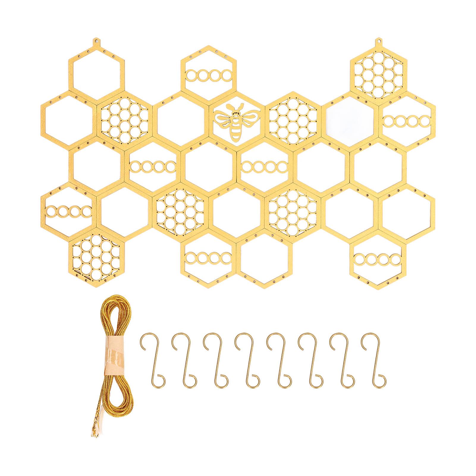 Ear Stud Display Rack Poplar Material Golden Beehive Type Space Saving Durable Earring Jewelry
Ear Stud Display Rack Poplar Material Golden Beehive Type Space Saving Durable Earring Jewelry