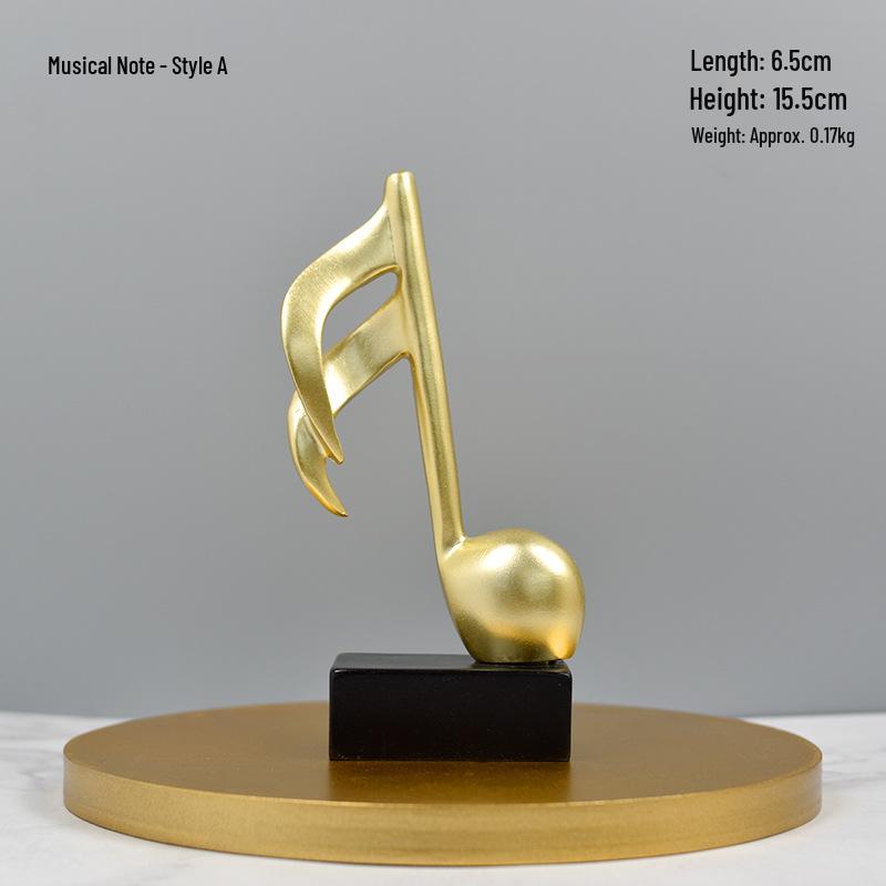 Modern Music Note Trophy Piano Ornament - Home & Studio Decoration
Modern Music Note Trophy Piano Ornament - Home & Studio Decoration