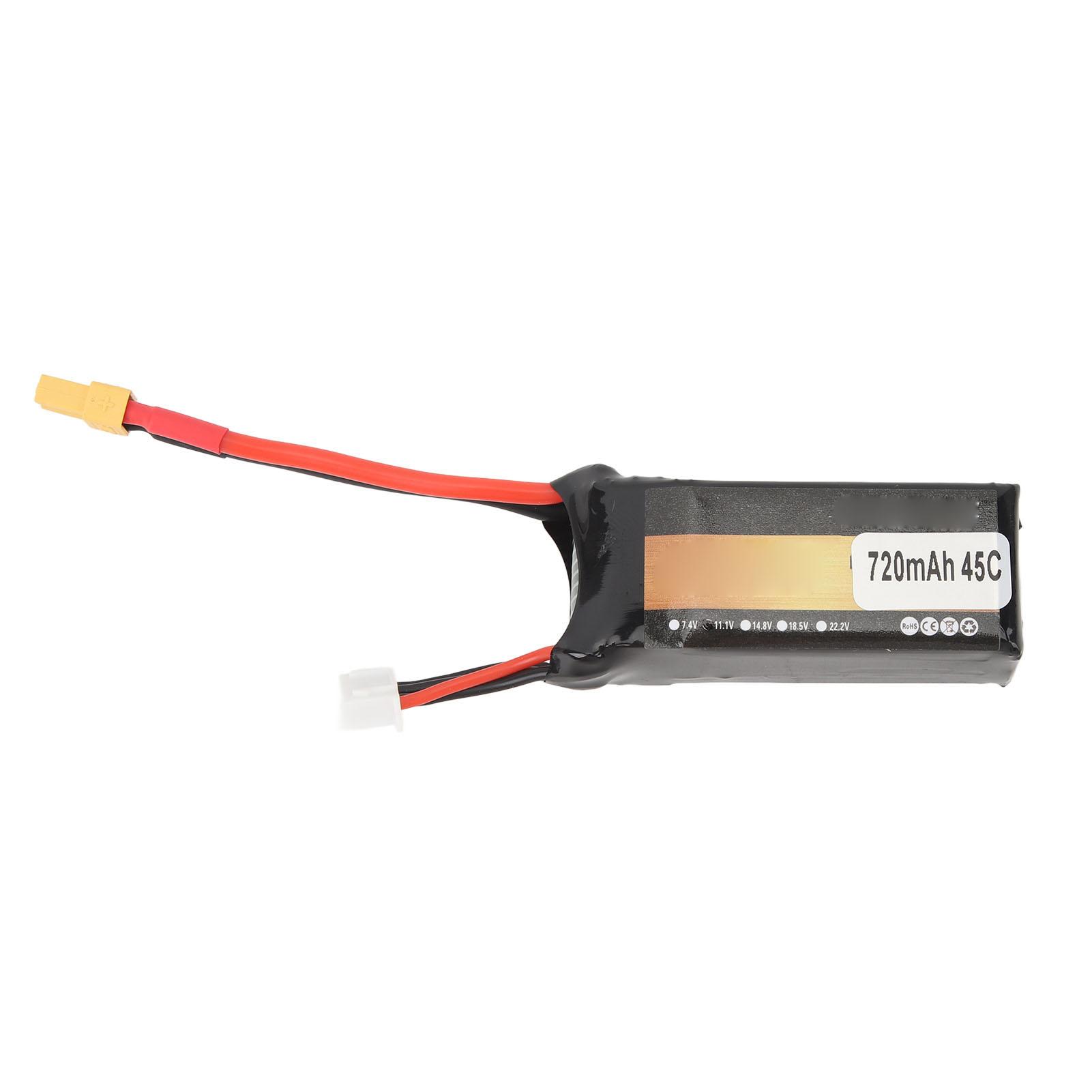 3S 11.1V 720mAh 45C Lithium Battery Brushless Motor Direct Drive 3D RC Helicopter Lithium Battery
3S 11.1V 720mAh 45C Lithium Battery Brushless Motor Direct Drive 3D RC Helicopter Lithium Battery