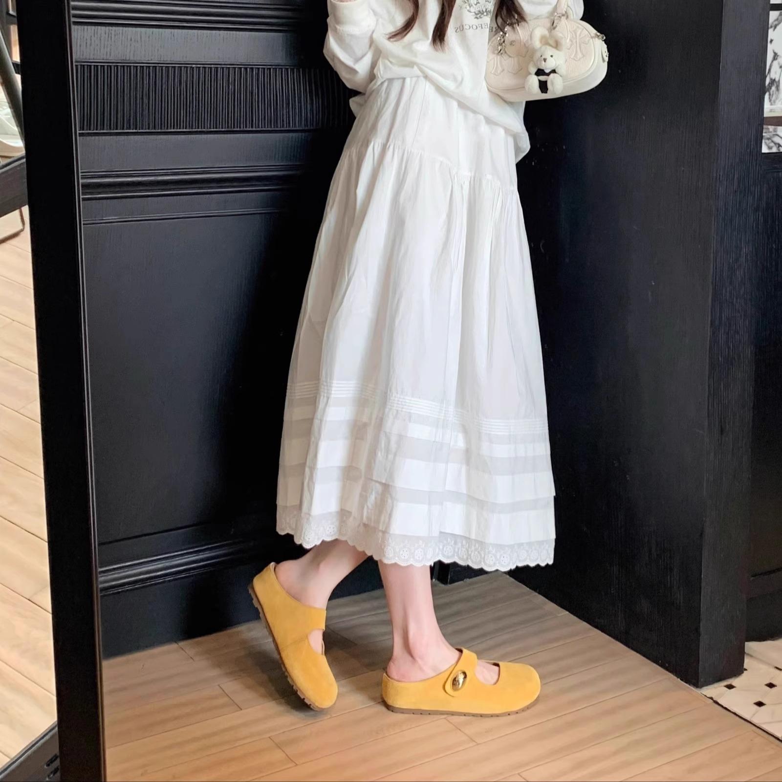 Internal increase~ leather small golden beans height increase half slippers women wear thick-soled slippers sandals 40
Internal increase~ leather small golden beans height increase half slippers women wear thick-soled slippers sandals 40