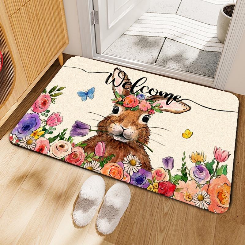 Easter Gnome Carpet Mat Rug with Bunny Ears Carrot Home Decoration for Living Room Floor Mat Door Mat Welcome Mat 40x60CM
Easter Gnome Carpet Mat Rug with Bunny Ears Carrot Home Decoration for Living Room Floor Mat Door Mat Welcome Mat 40x60CM