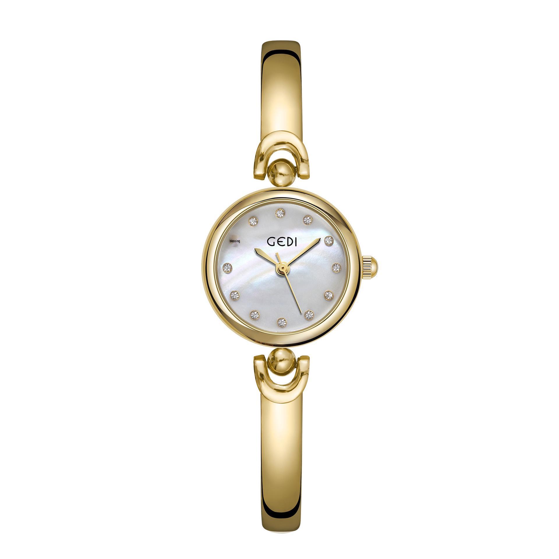 Водонепроницаемые кварцевые студенческие часы Gedi для женщин с простым круглым циферблатом и браслетом
Водонепроницаемые кварцевые студенческие часы Gedi для женщин с простым круглым циферблатом и браслетом