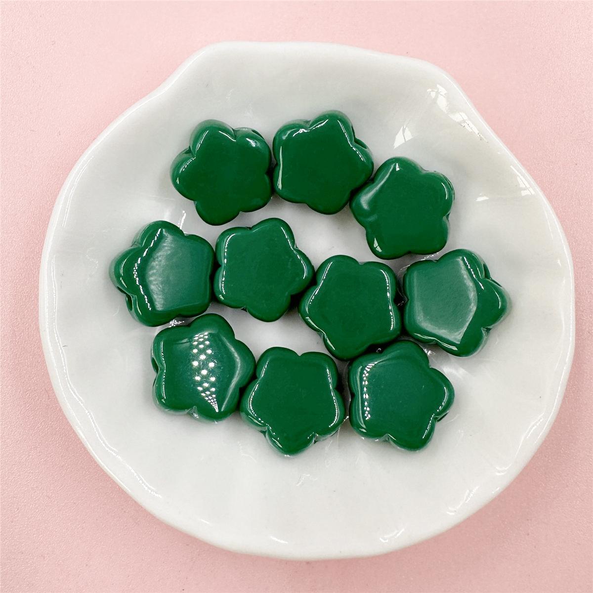 Home Party Supplies Necklace 14.5mm Earrings Jewelry Accessories Acrylic Materials Flower 10Pcs Making Loose Beads DIY Mobile Phone Chain Bracelet зелёный
Home Party Supplies Necklace 14.5mm Earrings Jewelry Accessories Acrylic Materials Flower 10Pcs Making Loose Beads DIY Mobile Phone Chain Bracelet зелёный