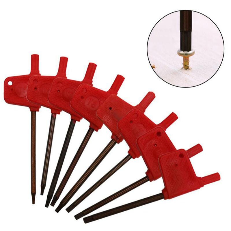 Red Flag Type Torx Screwdriver Wrench T5 T6 T7 T8 T15 T20 Torx Screw Wrench Spanner T Wrench Screwdriver Power Tool A
Red Flag Type Torx Screwdriver Wrench T5 T6 T7 T8 T15 T20 Torx Screw Wrench Spanner T Wrench Screwdriver Power Tool A