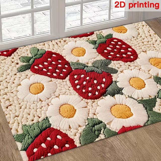 Colorful Floral Welcome Mat Soft Comfortable Non Slip Very Suitable for Bedrooms Living Rooms Dining Rooms Kitchens Carpets 40cm x 60cm
Colorful Floral Welcome Mat Soft Comfortable Non Slip Very Suitable for Bedrooms Living Rooms Dining Rooms Kitchens Carpets 40cm x 60cm