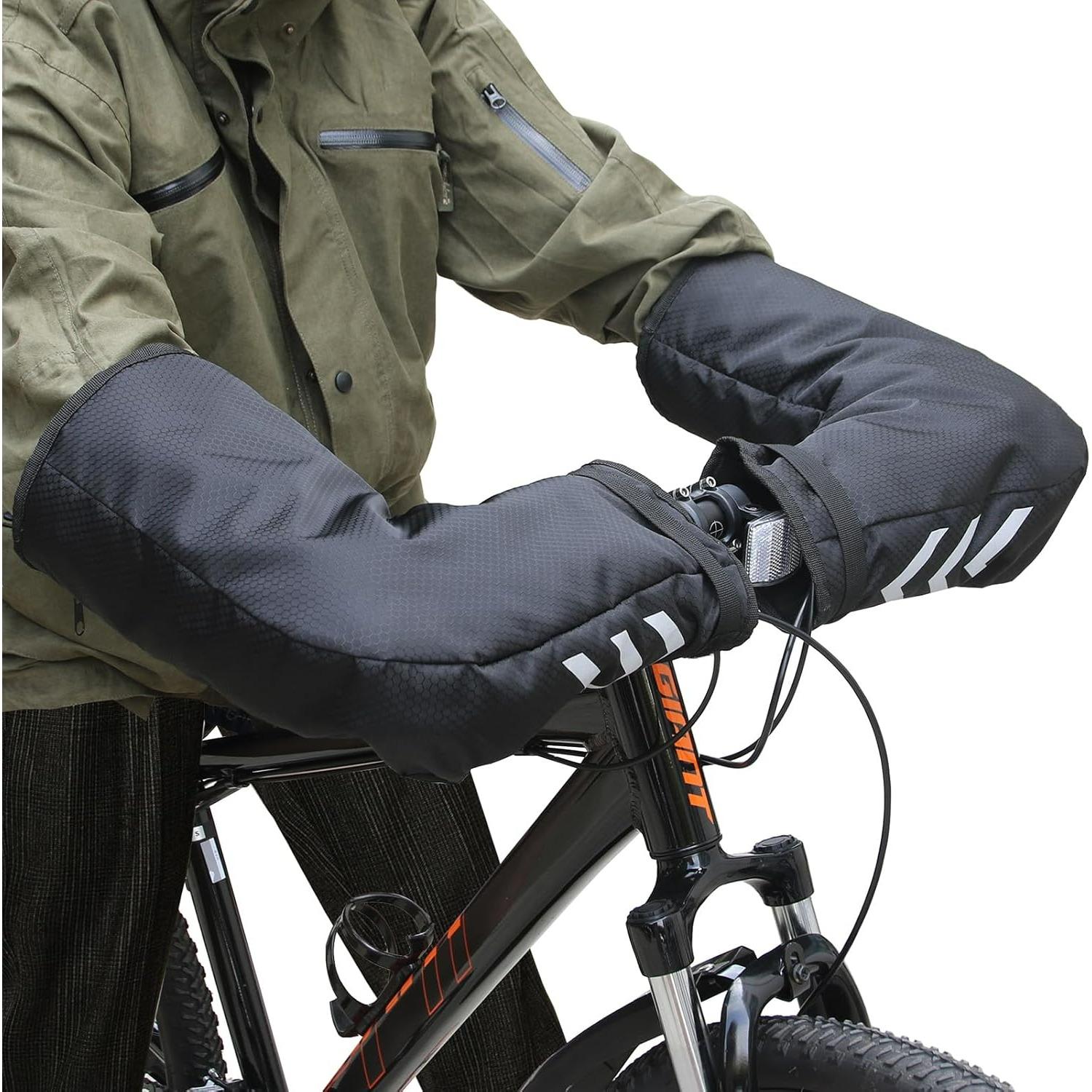 Waterproof Winter Bike Mittens Gloves Bike Handlebar Mittens Gloves Warm Hand Warmers for Winter and Cold Weather Riding,A Pair D
Waterproof Winter Bike Mittens Gloves Bike Handlebar Mittens Gloves Warm Hand Warmers for Winter and Cold Weather Riding,A Pair D
