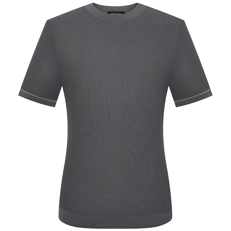 Baoxiniao Men s Ribbed Knit Round Neck Short Sleeve T-Shirt 46
Baoxiniao Men s Ribbed Knit Round Neck Short Sleeve T-Shirt 46