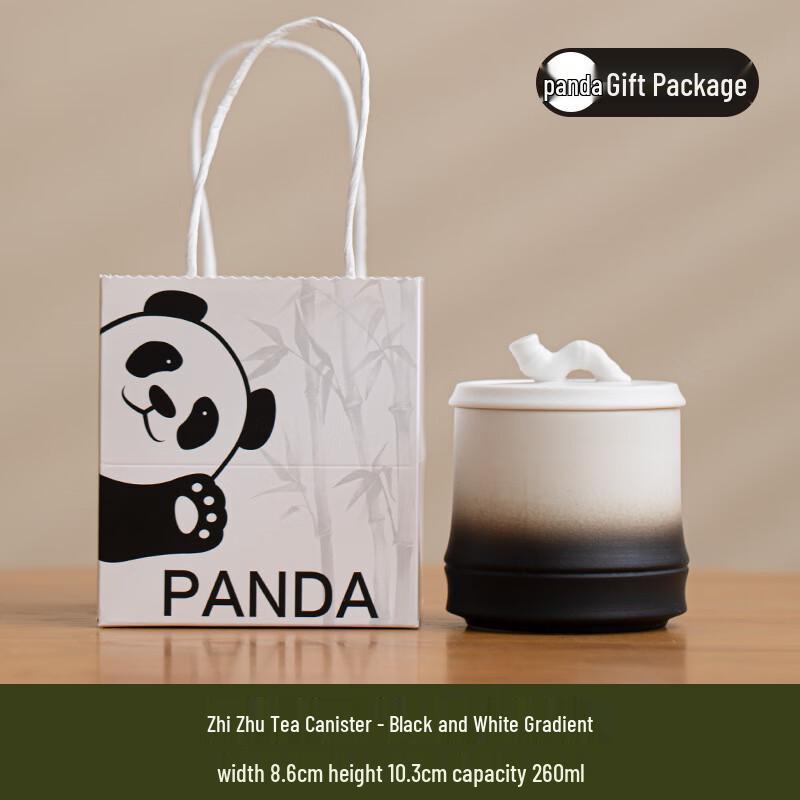 Керамическая банка для хранения чая Панда Knowing Bamboo Design
Керамическая банка для хранения чая Панда Knowing Bamboo Design