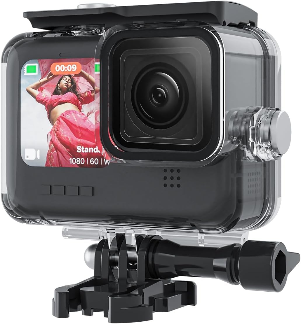 Waterproof Case for Adaptom Hero 12 11 10 9 BLACK Waterproof and Dustproof Protective Housing 45m Dive Housing Underwater Photography Pressure
Waterproof Case for Adaptom Hero 12 11 10 9 BLACK Waterproof and Dustproof Protective Housing 45m Dive Housing Underwater Photography Pressure