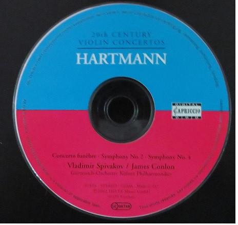 CD SPIVAKOV - Hartmann: Funeral Concerto/Symphoni 10893 Capriccio 2002 Germany Classical Used
CD SPIVAKOV - Hartmann: Funeral Concerto/Symphoni 10893 Capriccio 2002 Germany Classical Used