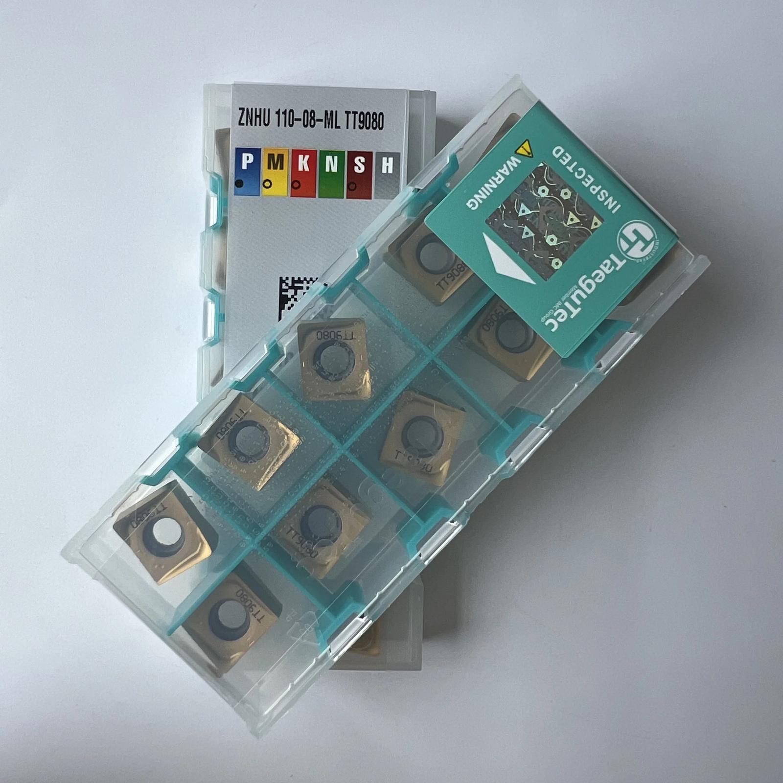 TaeguTec / ZNHU110-08-ML TT9080 / Original carbide blade 10 Pcs
TaeguTec / ZNHU110-08-ML TT9080 / Original carbide blade 10 Pcs