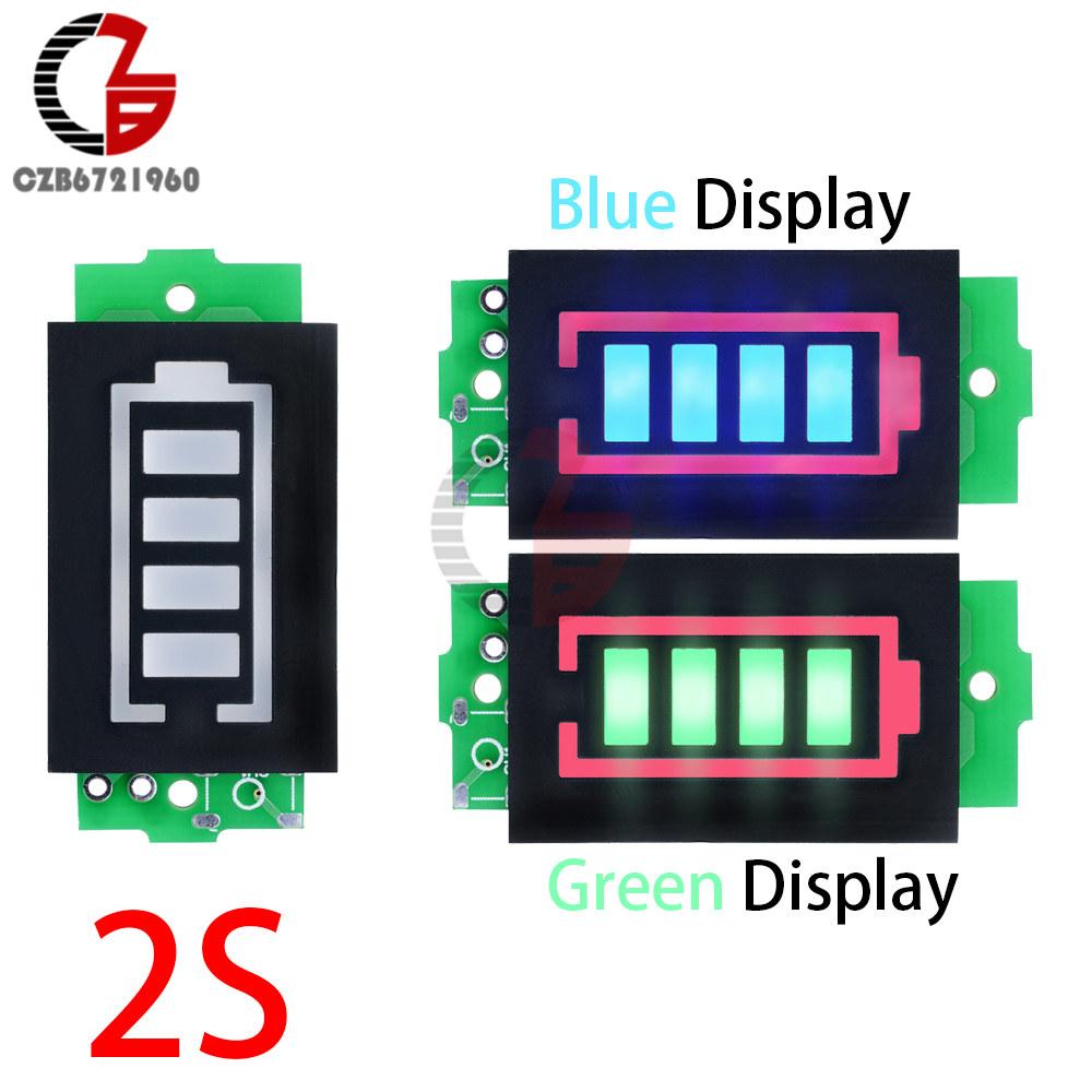 1S/2S/3S/4S/6S/7S Lithium Battery Capacity Indicator Car Motorcycle Voltmeter Li-Po Li-ion Acid Lead Battery Volt Tester Panel Blue Display
1S/2S/3S/4S/6S/7S Lithium Battery Capacity Indicator Car Motorcycle Voltmeter Li-Po Li-ion Acid Lead Battery Volt Tester Panel Blue Display
