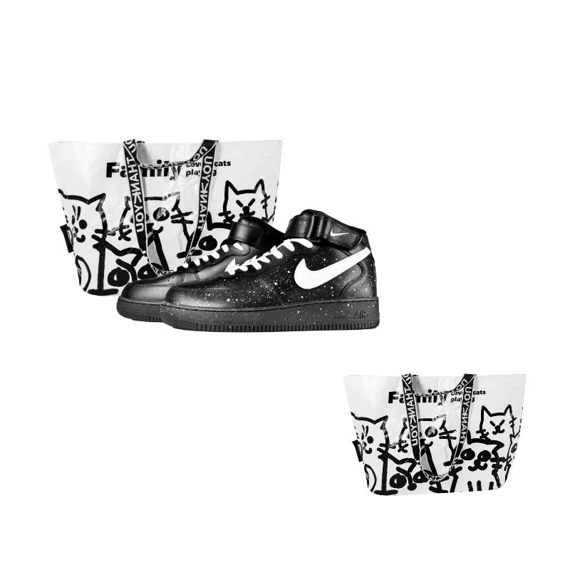 Nike Air Force 1 Mid Slip Resistant Abrasion Resistant Mid top Skateboard Shoes Unisex Black White CW2289-001(Team619-S-BOX) 40.5
Nike Air Force 1 Mid Slip Resistant Abrasion Resistant Mid top Skateboard Shoes Unisex Black White CW2289-001(Team619-S-BOX) 40.5