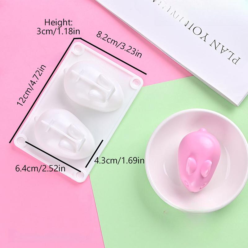 3D Silicone Rabbit Mold Fondant Bunny Mold Cake Mold 2/6-cavity Mousse Cake Decoration Dessert Baking Mold Outdoor Tableware
3D Silicone Rabbit Mold Fondant Bunny Mold Cake Mold 2/6-cavity Mousse Cake Decoration Dessert Baking Mold Outdoor Tableware