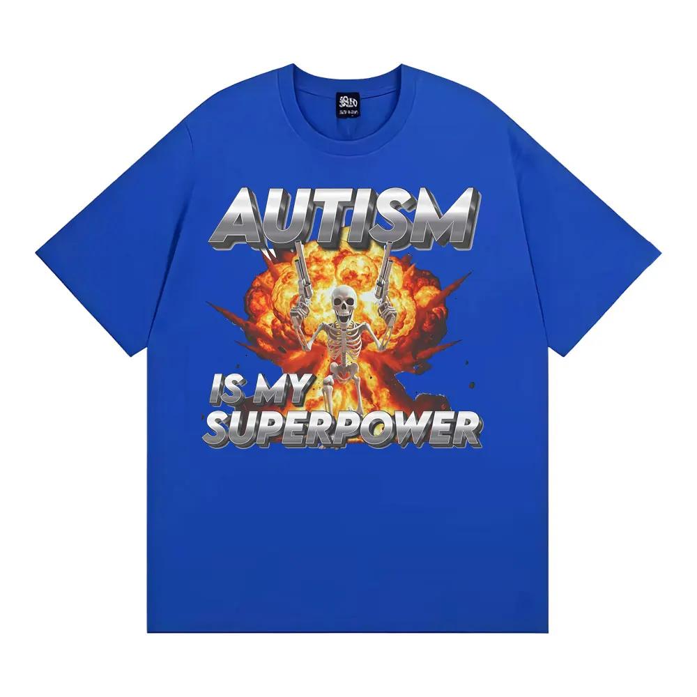 Autism Is My Superpower Unisex Skeleton Meme Tshirt Unisex Women Fashion Trend Cool T Shirts Cotton Comfort Oversized T Shirt Tops S
Autism Is My Superpower Unisex Skeleton Meme Tshirt Unisex Women Fashion Trend Cool T Shirts Cotton Comfort Oversized T Shirt Tops S