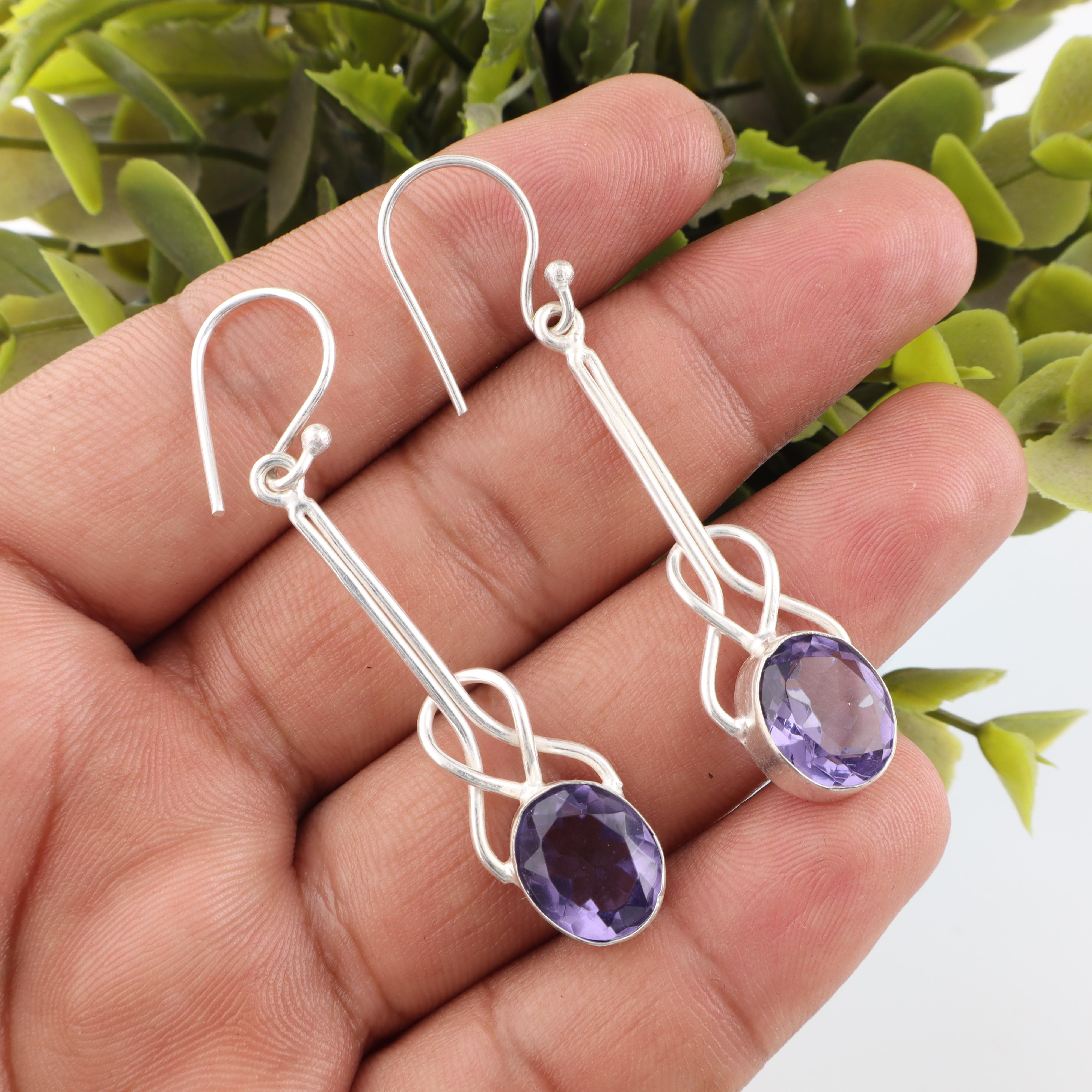 Iolite Earrings, Handmade Gemstone Earrings, 925 Solid Sterling Silver Earrings Antique Jewelry, For Engagement Gift 1.76 Inches фіолетовий
Iolite Earrings, Handmade Gemstone Earrings, 925 Solid Sterling Silver Earrings Antique Jewelry, For Engagement Gift 1.76 Inches фіолетовий