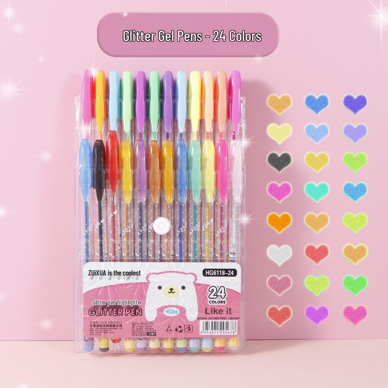Набор гелевых ручек с блестками: Сделай сам хайлайтер и цветную шариковую ручку для студентов
Набор гелевых ручек с блестками: Сделай сам хайлайтер и цветную шариковую ручку для студентов