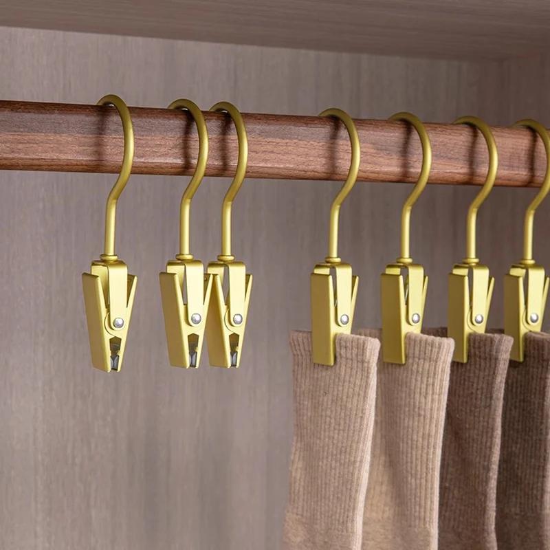 6pcs Multifunctional hook clip metal aluminum alloy hat skirt storage clip clothes hangers drying clip seamless pants racks 6pcs
6pcs Multifunctional hook clip metal aluminum alloy hat skirt storage clip clothes hangers drying clip seamless pants racks 6pcs