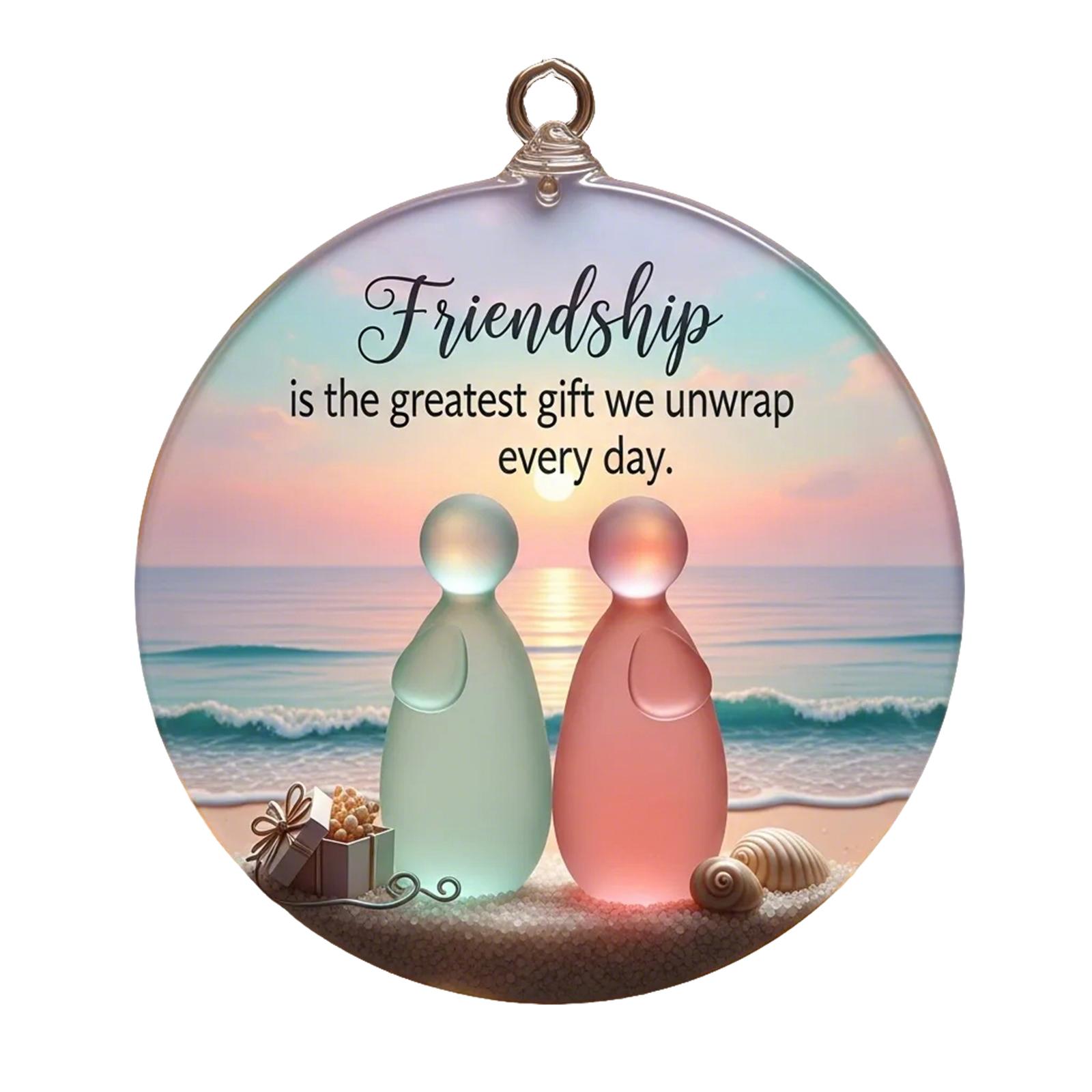 Коллекция акриловых украшений «Дружба» - Декор в стиле бохо, прибрежный, из морского стекла, легко подвешивается на шнурке One Size
Коллекция акриловых украшений «Дружба» - Декор в стиле бохо, прибрежный, из морского стекла, легко подвешивается на шнурке One Size